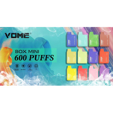 도매 vome box mini 600puffs 일회용 vape 장치