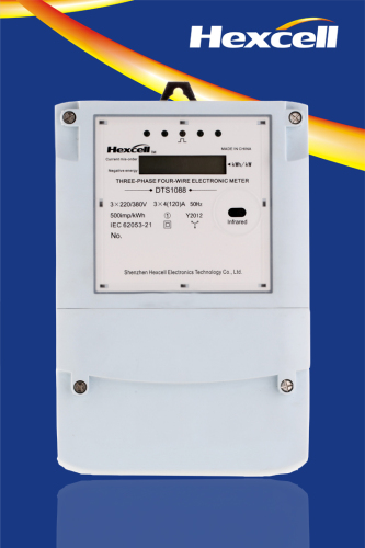 Three Phase Four Wire Electronic Meter