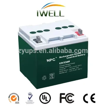 AGM Sealed Maintenance Free Battery 12v 33ah