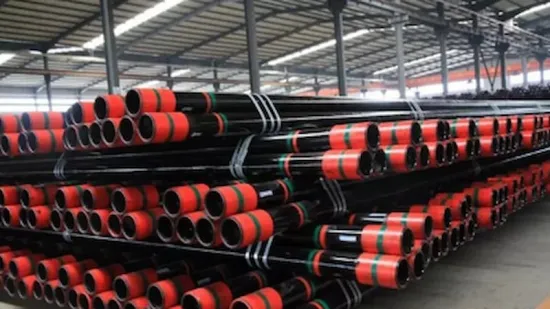 Pipe palletizing and strapping unit for oil casing