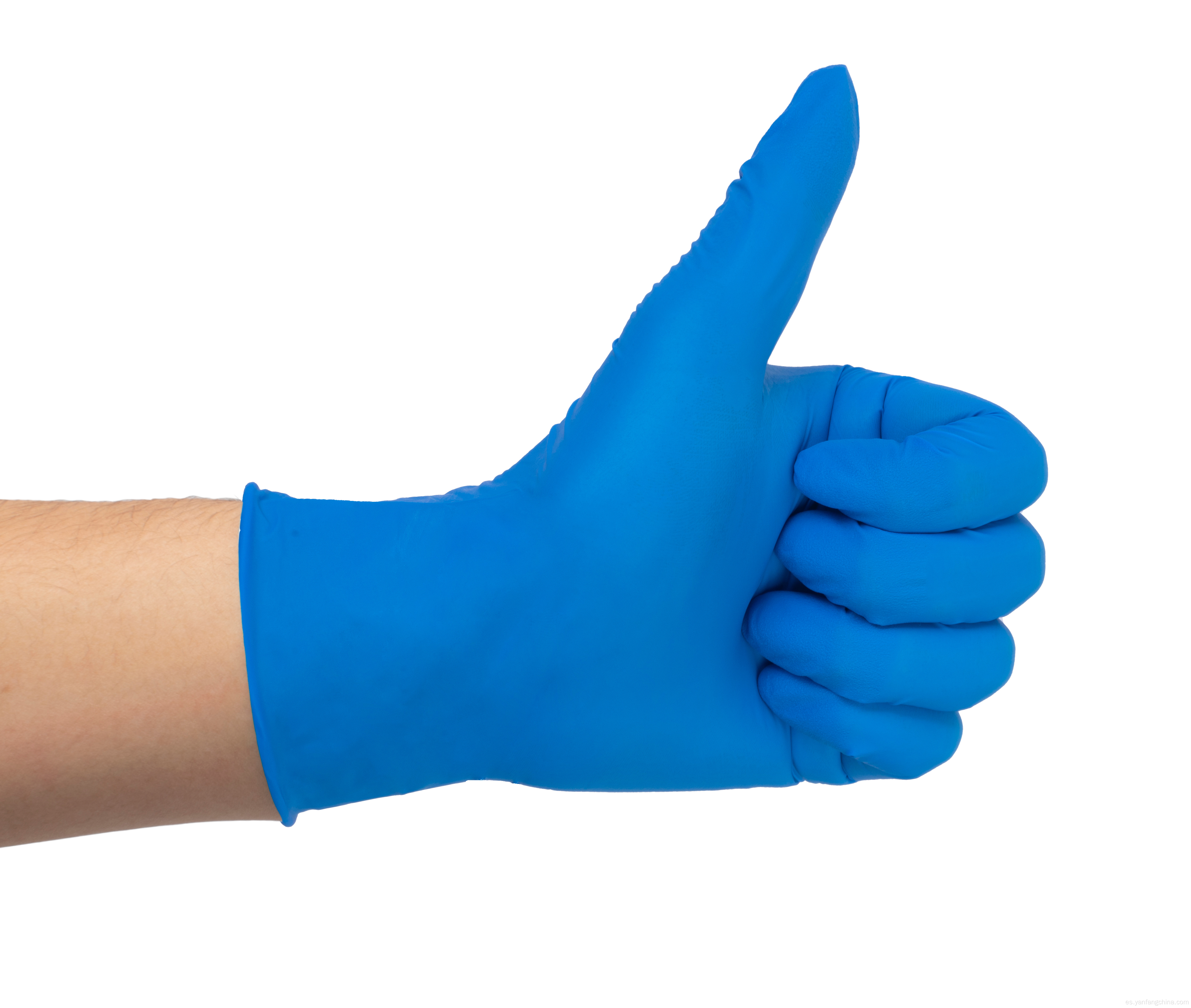 Guantes de látex Nitrile Examen de exámenes FitGuard Touch Powder