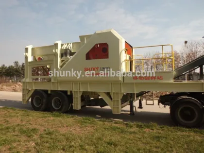 high quality komatsu mobile jaw crusher