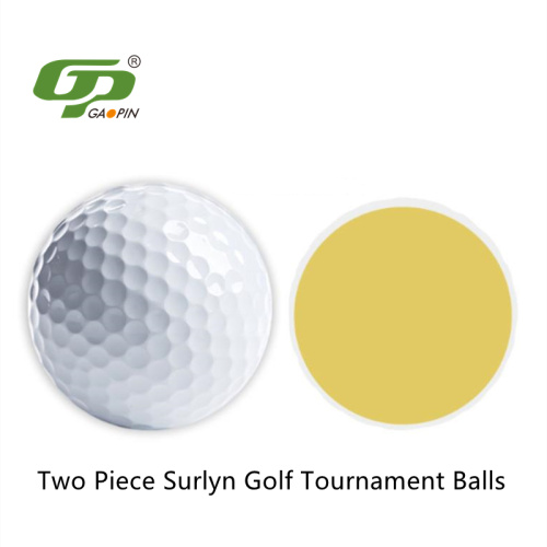 Vlastní dvoudílné golfové turnajové koule