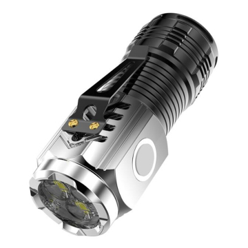 15W 3xP35 LED مصباح يدوي مصابيح مصباح مصباح مصابيح صغيرة قابلة لإعادة الشحن للعمل في الهواء الطلق واستخدام الجيب