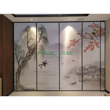 Fireproof Material acoustic sliding folding partition