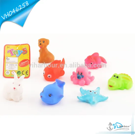 Safe Baby Bath Toy Soft Rubber Sea Animal