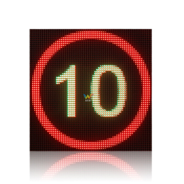 Tunnel RGB LED display Variable speed sign board