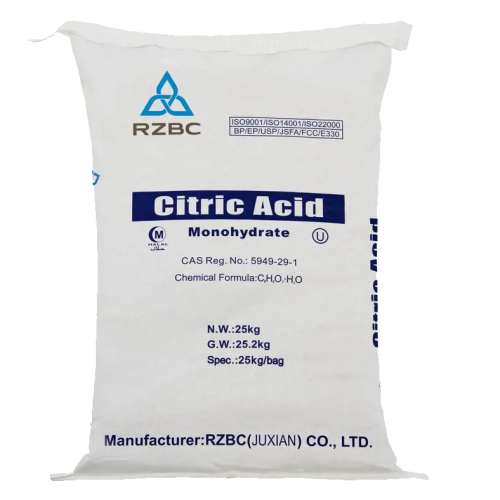 Bộ điều chỉnh axit axit citric monohydrate khan