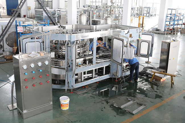 Aluminum canned beer filling machinery