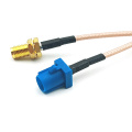 FAKRA Male Plug to SMA Female Pigtail Cable