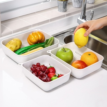 Rack de séchage aux fruits et légumes - accessoires de cuisine réglables pour le rangement de l'évier