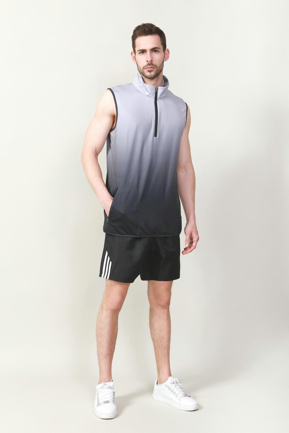 Gradual digital printing vest