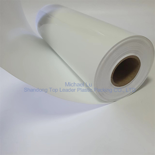 white glossy PS sheet for thermoforming cups plates