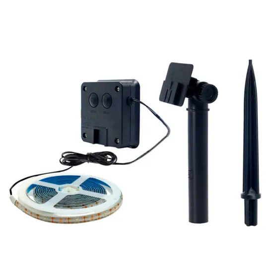 RGB Outdoor IP65 Waterproof Solar-Powered LED Strip Light