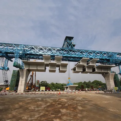 Launching Gantry Crane for Bridge Construction in Equipment Segment