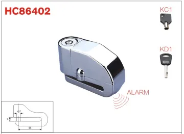 motorcycle accsessories, disc brake lock, alarm lock HC86402