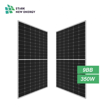 Painel solar mono 350 de meio corte de alta eficiência