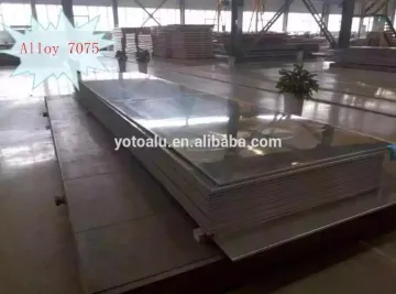 7075 Aluminium hot rolled sheets used for aviation, shipping boat, molds and so on