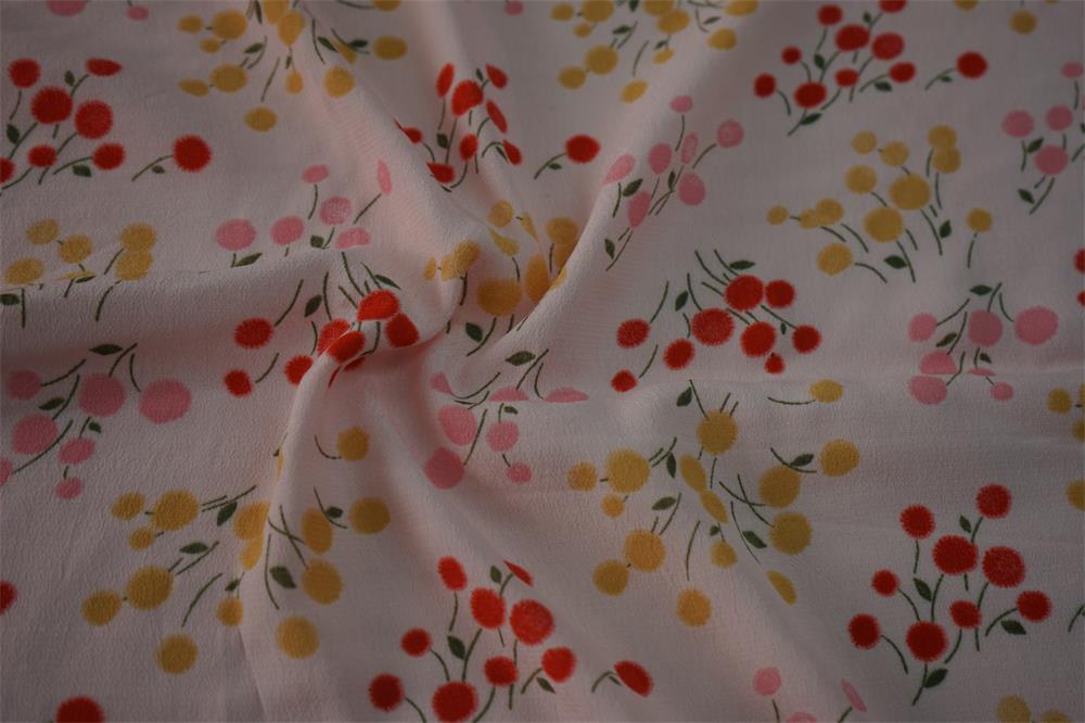 Eco-Friendly Morocian Crepe Print Fabric