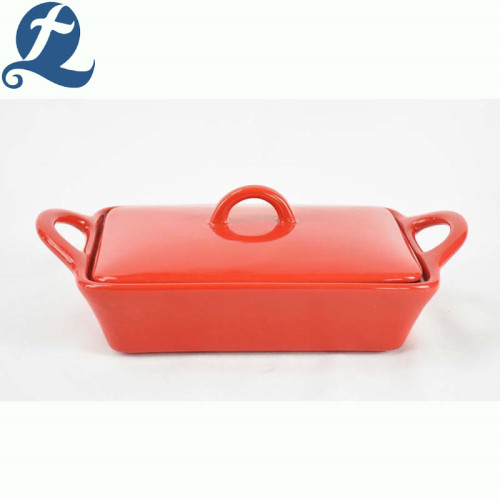 Simple Baking ware bakeware with handle and lid