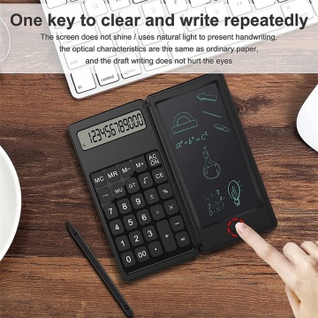 Suron wissenschaftliche Taschenrechner mit dem Schreiben von Tablet