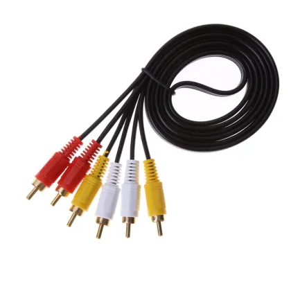 Customize 3 RCA to RCA Stereo Audio Video AV Cable