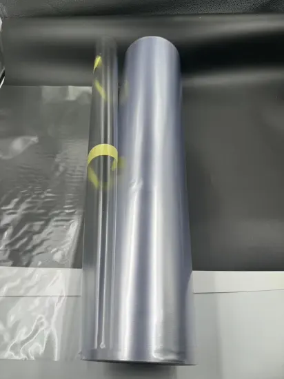 tailored Glossy Transparent Orange Peel PVC Film