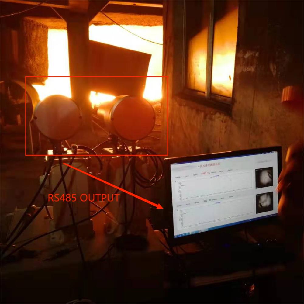 furnace temperature infrared pyrometer