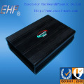 OEM aluminum extrude enclosure with varies surface treatments for electronic enclosure