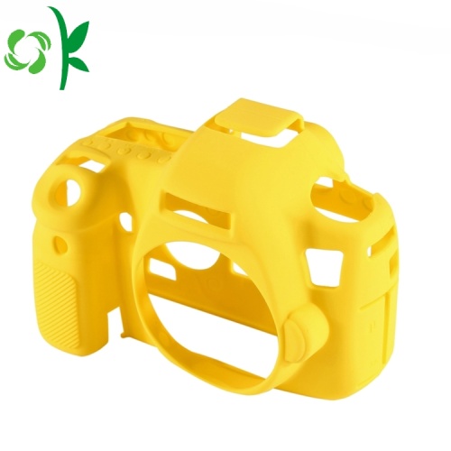 Capa de câmera pequena de silicone amarelo capa de câmera simples