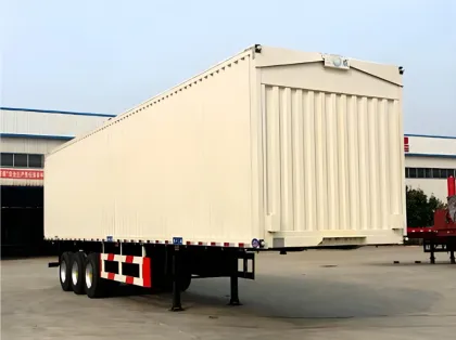 3 Axles Dry Van Box Semi Trailer