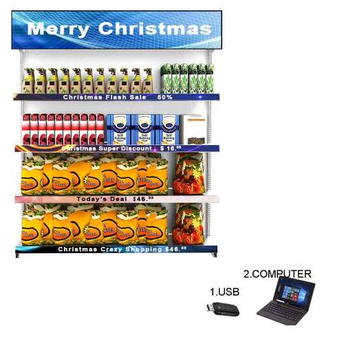 Hd Cob Shelf Edge Digital Signage Display