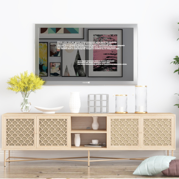 Unique Luxury Modern TV Stands: MRS WOODS Solid Wood & Metal Leg Furniture for Living Room Decor