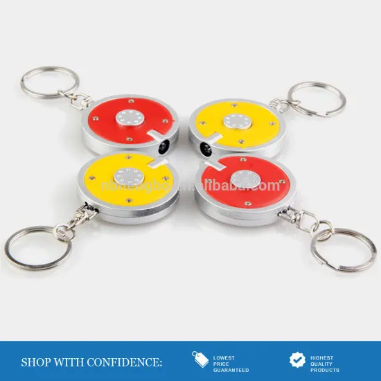 wholesale promotional led custom keychain cheap flashlight