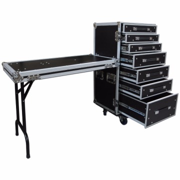Lucky Production Aluminum 7-Drawer Flight Case