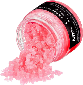 Customize Your Own Natural Organic Exfoliating Strawberry Coconut Repair Lip Scrub