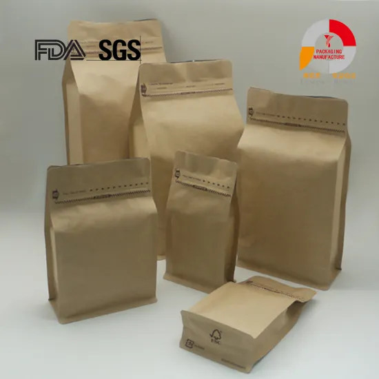retail stand up reusable laminated coffee bag