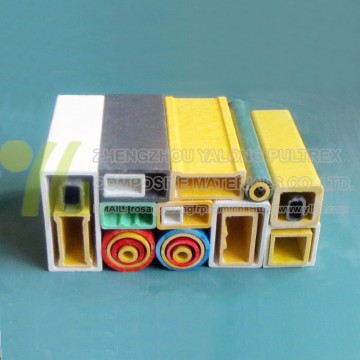 High quality fiberglass hollow rod, glass fiber plastic round tube, fiberglass rectangular tube size 6.9mm to 51mm