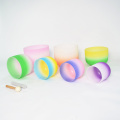Jelly Colored Crystal Singing Bowls Rainbow Color Frosted Crystal Singing Bowl Factory