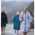 Recycled swim parka custom waterproof changing robe