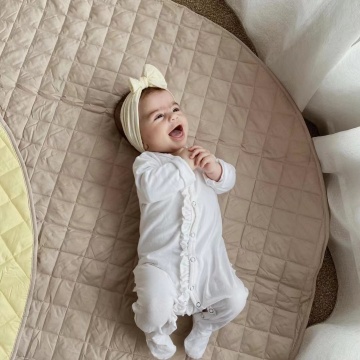 47 Inches Soft Crawling Mat - Washable Game Blanket for Kids and Infants