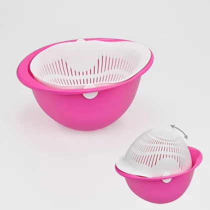 Durable Green Color Fruit And Vegetable Drainer