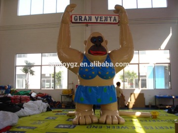 Hot selling giant advertising inflatable cartoon character for theme activity