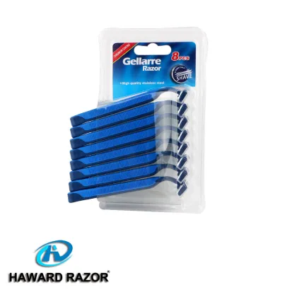 D227L Twin Blade mit Gummigriff ist hochwertige Einweg-Rasierer