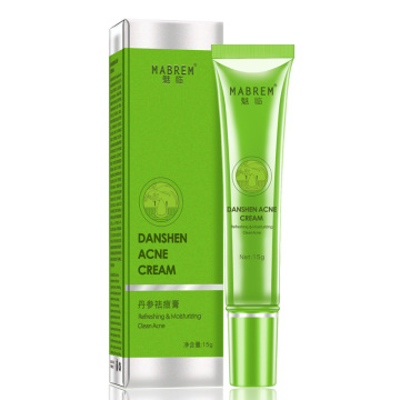 Private Label MABREM Salvia Miltiorrhiza Acne Cream for Acne and Scar Treatment