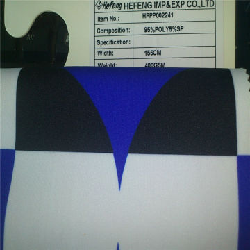 2015 new 95%polyester5%spandex knitted air layer fabric fashion garment fabric
