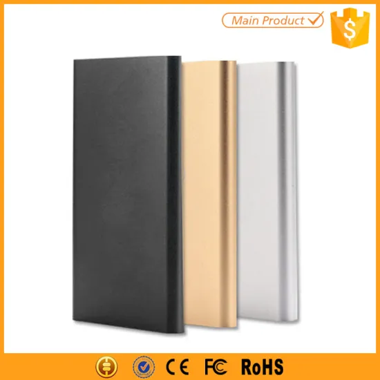 aluminum 10000mah qc3.0 power bank fast charging for smart phone