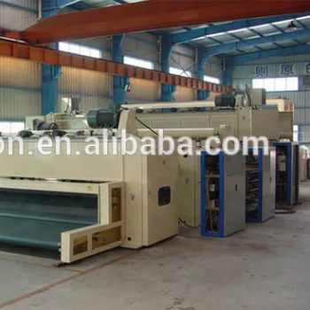 Top manufacture cotton and polyester wadding machinery production line