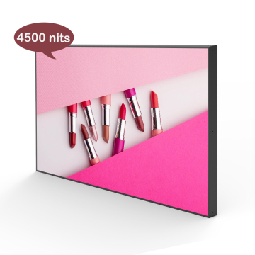 Super Narrow Bezel 43/55 Inch High Brightness 4000 Nits Indoor Hanging LCD Display