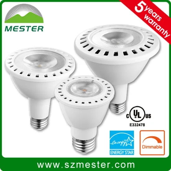 UL Energy star approved 25degree or 40degree COB par20 par30 Par38 led lamp
